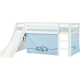 Hoppekids Hochbett Flowerpower bunt
