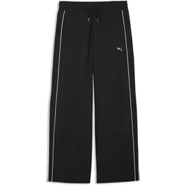 Puma Sporthose "T7 Trainingshose Damen", Damen, Gr. S, Normalgrößen, schwarz, Obermaterial: 100% Nylon. Tasche – Oben: 100% Polyester, unifarben, relaxed fit, Hosen Sporthose