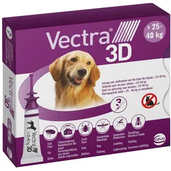 Vectra 3D Lösung gegen Zecken & Flöhe für Hunde 25-40 Kg