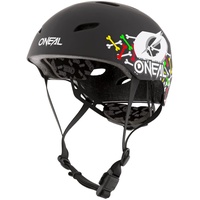 O'Neal | Mountainbike-Helm | Kinder | Enduro All-Mountain | ABS Schale, Fidlock Magnetverschluss, große Ventilationsöffnungen | Dirt Lid Youth Skulls black/multi S