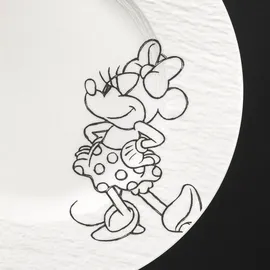 Villeroy & Boch Mickey Mouse Dessertteller 2-teilig schwarz/weiß