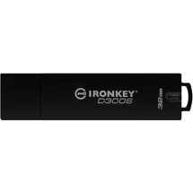 Kingston IronKey D300S 32 GB schwarz USB 3.1