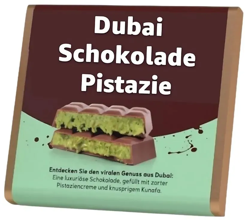 Dubai Schokolade - Pistazien und Kadayif 3x100 g