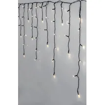 STAR LED Eisregen Lichterkette 960er crispy ice white 2390x55cm Kabel schwarz 594-41 - Schwarz