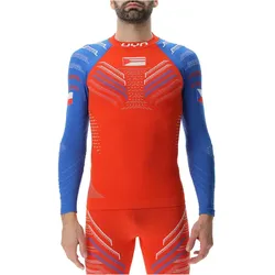 UYN Natyon 3.0 Tschechien langarm Ski-Funktionsshirt T123 - czech republic XXL