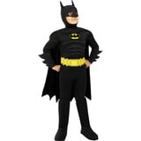 Funidelia | Batman Kostüm für KInder 100% OFFIZIELLE für Jungen Größe 7-9 Jahre The Dark Knight (Der dunkle Ritter), Superhelden, DC Comics, Fledermausmann - Farben: Bunt, Zubehör für Kostüm