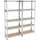 Lagerregal 170x75x30cm silber