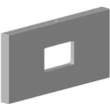 Dornbracht Rosette Ersatzteile 092779008 120 x 60 x 9 mm Dark Platinum gebürstet 092779008-99