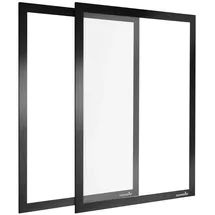 POPPSTAR Magnetrahmen A3 selbstklebend mit Magnetverschluss, schwarz, 2 Stück