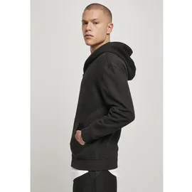 URBAN CLASSICS Organic Full Zip Kapuzenpullover Black L