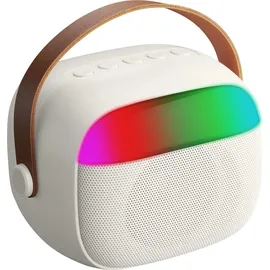 tech pop Bluetooth Karaoke Speaker Mini White (61038) - Weiß
