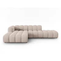 Micadoni Ecksofa Lupine, modular offen 5-Sitzer beige