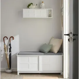 SoBuy FSR86 114 x 53 x 40 cm weiß / weiß