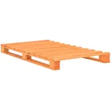 vidaXL Palettenbett Braun Massivholz Kiefer 100x200 cm619030
