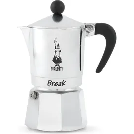 Bialetti Break 1 Tasse Silber