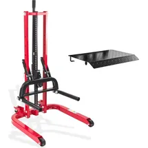 DEMA Wagenheber Metall 0,8 t rot mit Plattform