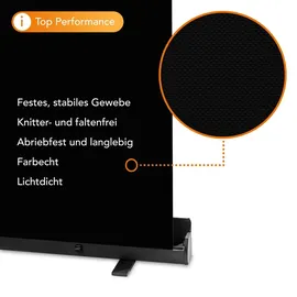 Walimex pro Roll-up Panel Hintergrund schwarz