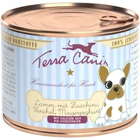 Terra Canis Welpenmenü 200g Dose Hundenassfutter 12 x 200 Gramm Lamm mit Zucchini, Fenchel & Magerjoghurt