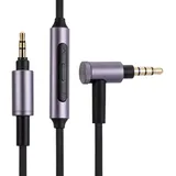 Ersatz-Audiokabel für Sony, kompatibel mit Sony MDR-10R MDR-1A XB950 Z1000 WH-1000XM2 H800 H950 10RBT H900 MSR7 Kopfhörer 3,5mm Stereo-Klinkenkabel, Inline-Mikrofon und Lautstärkeregler