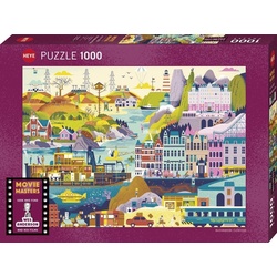 HEYE Puzzle Wes Anderson Films Puzzle 1000 Teile, 1000 Puzzleteile
