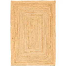 Pergamon Pergamon, Teppich, Teppich Jute Salsa Bordüre (140 x 200 cm,