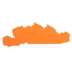 Wago 2205-7692 Abschluss- und Zwischenplatte, 1 mm dick, orange 22057692 - 25 Stück