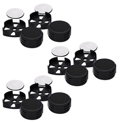 Auto Soundsystem HiFi Anlange Lautsprecher Hochtöner Sound-Boxen, 50 Watt, 90 dB, Kleben oder Schrauben, 4-20 kHz, schwarz, DxH 3,7x1,9 cm, 3er Set