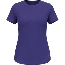 Odlo Damen T-shirt crew neck s/s ACTIVE 3, Größe XL in Blau afterparty melange