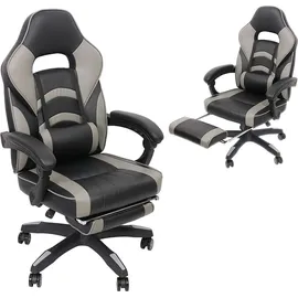 MuCoLa Gamingstuhl Drehstuhl Grau PC