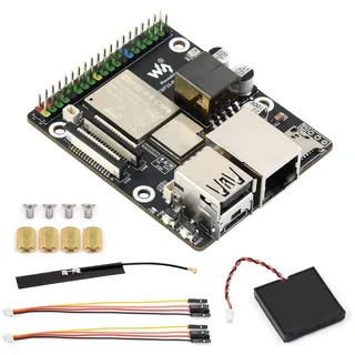 Waveshare ESP32-P4-WIFI6-POE-ETH High-Performance Development Board, Based On ESP32-P4 and ESP32-C6, Supports Wi-Fi 6 and BT 5 (LE), with Integrated PoE Module for PoE Power Supply