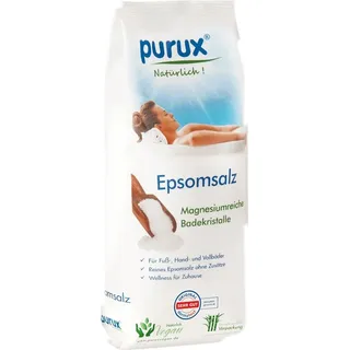 purux Epsom Salz Badesalz, Bittersalz, Magnesiumsulfat, 850g epsom salt