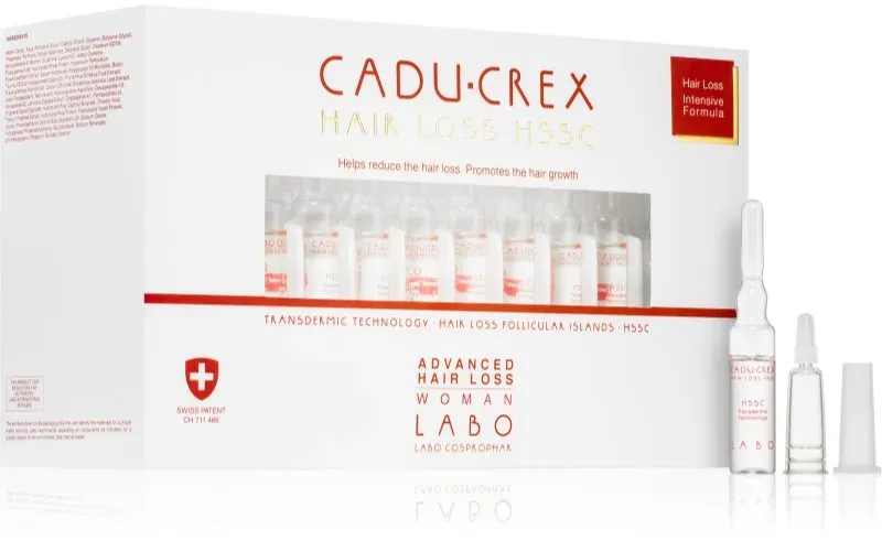CADU-CREX Hair Loss HSSC Advanced Hair Loss Haarkur für Damen gegen fortgeschrittenen Haarausfall 40x3.5 ml