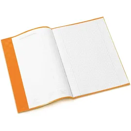Herma Heftumschlag mit Baststruktur orange Kunststoff DIN A4