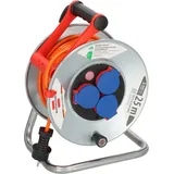 Brennenstuhl Garant S Kabeltrommel, Schuko auf 3x Schuko, 25m, AT-N05V3V3-F 3G1,5
