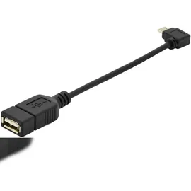 Digitus USB 2.0 Adapterkabel, OTG, micro B - A] AK-300313-002-S 15.00 cm Rund, doppelt geschirmt, mit