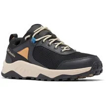 Columbia Trailstorm Ascend Waterproof, wasserdichte Trekking- und Wanderschuhe mit niedrigem Bund, Black/Canyon Sun, - 49 EU