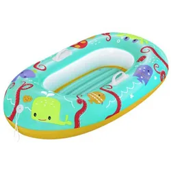 Bestway Schlauchboot 110 x 64 x 25 cm Tropical Crew Baby Boat | für Kinder ab 3 Jahren