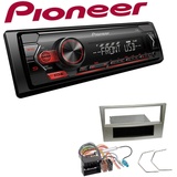 Pioneer 1-DIN Autoradio USB AUX Android Einbauset für Opel Corsa D satin stone