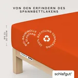 schlafgut Premium Baumwolle 180 x 200 - 200 x 220 cm red mid