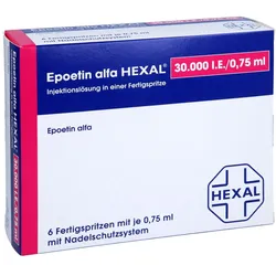 EPOETIN alfa HEXAL 30.000 I.E./0,75ml Inj.L.F.S. 6 St