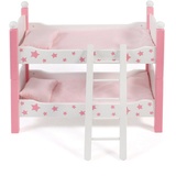 Bayer Chic 2000 CHIC2000 Puppenbett »Stars Pink«, auch als zwei Einzelbetten verwendbar, pink