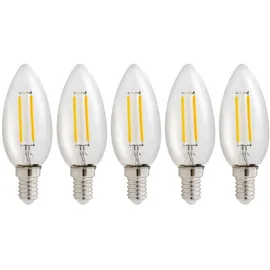 NCC-Licht LED Leuchtmittel 5er Pack E14 1 W warmweiß 2700 K