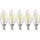 NCC-Licht LED Leuchtmittel 5er Pack E14 1 W warmweiß 2700 K