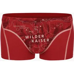 Ein schöner Fleck Erde Boxershorts Wilder Kaiser karminrot L