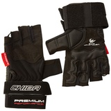 Chiba Erwachsene Handschuh Premium Wristguard, schwarz, S,