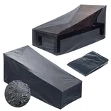 Kadax Abdeckplane Marum 172 x 86 x 76 cm Schwarz