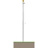 Normani Fahnenmast 6,50 m | Silber