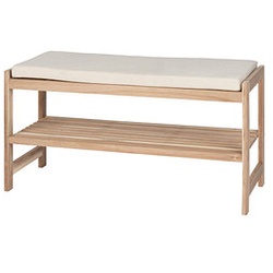 WENKO Schuhbank Acina 50746100 braun Holz 90,0 cm