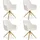Homestyle4u Polsterstuhl Bouclé beige drehbar 4er Set