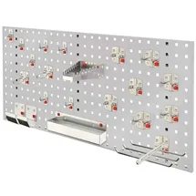 Kappes Lochplatten RasterPlan/ABAX Einsteigerset 7 RAL 7035 mit Ausstattung
